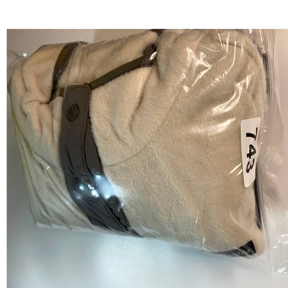 Columbia Fleece Quarter Button Jacket Gray/Cream Women's XL - Picture 7 of 7